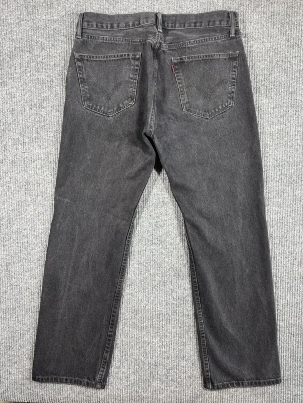Levis 505 Jeans Men’s 36x32 Faded Black Regular Straight Fit Denim 100% Cotton